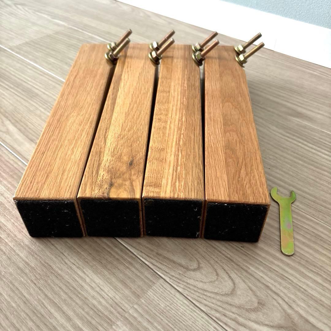 【廃盤】無印良品 無垢材 ローテーブル 引出し 天然木 オーク