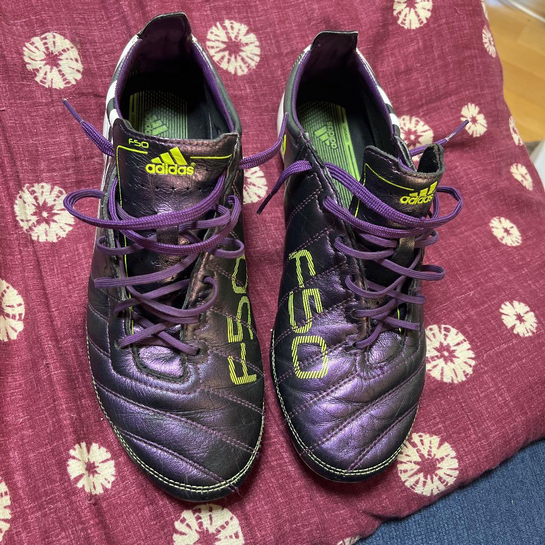 アディダス　サッカースパイク　アディゼロ　レザー