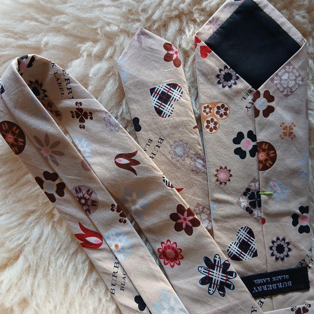 ☆BURBERRY BLACKLABEL モノグラム　ネクタイ☆ベージュ