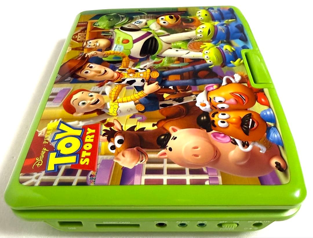 【美品】◼︎トイ・ストーリー◼︎9インチ★ポータブルDVDプレーヤー★付属品一式★