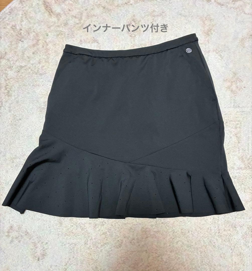 新品 アディダス XS サンバイザー セーター フリルスカート 3点　甘辛MIX