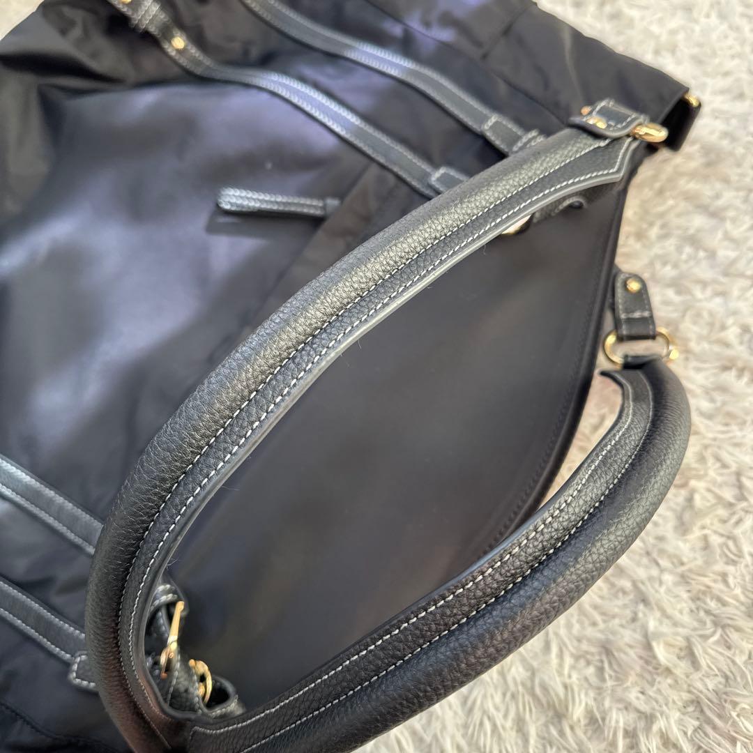 目々澤鞄 ボストンバッグ 軽量 出張 旅行バック通勤 ブラック 大容量