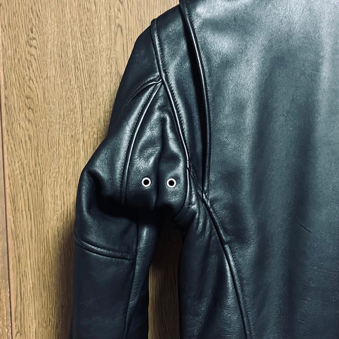 TRICKYシングル ライダースレザー／本革ジャケット／サイズM