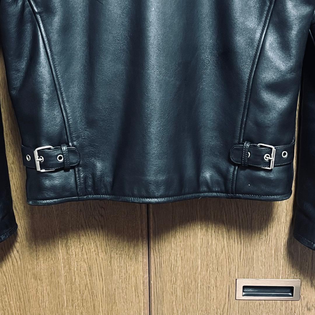 TRICKYシングル ライダースレザー／本革ジャケット／サイズM