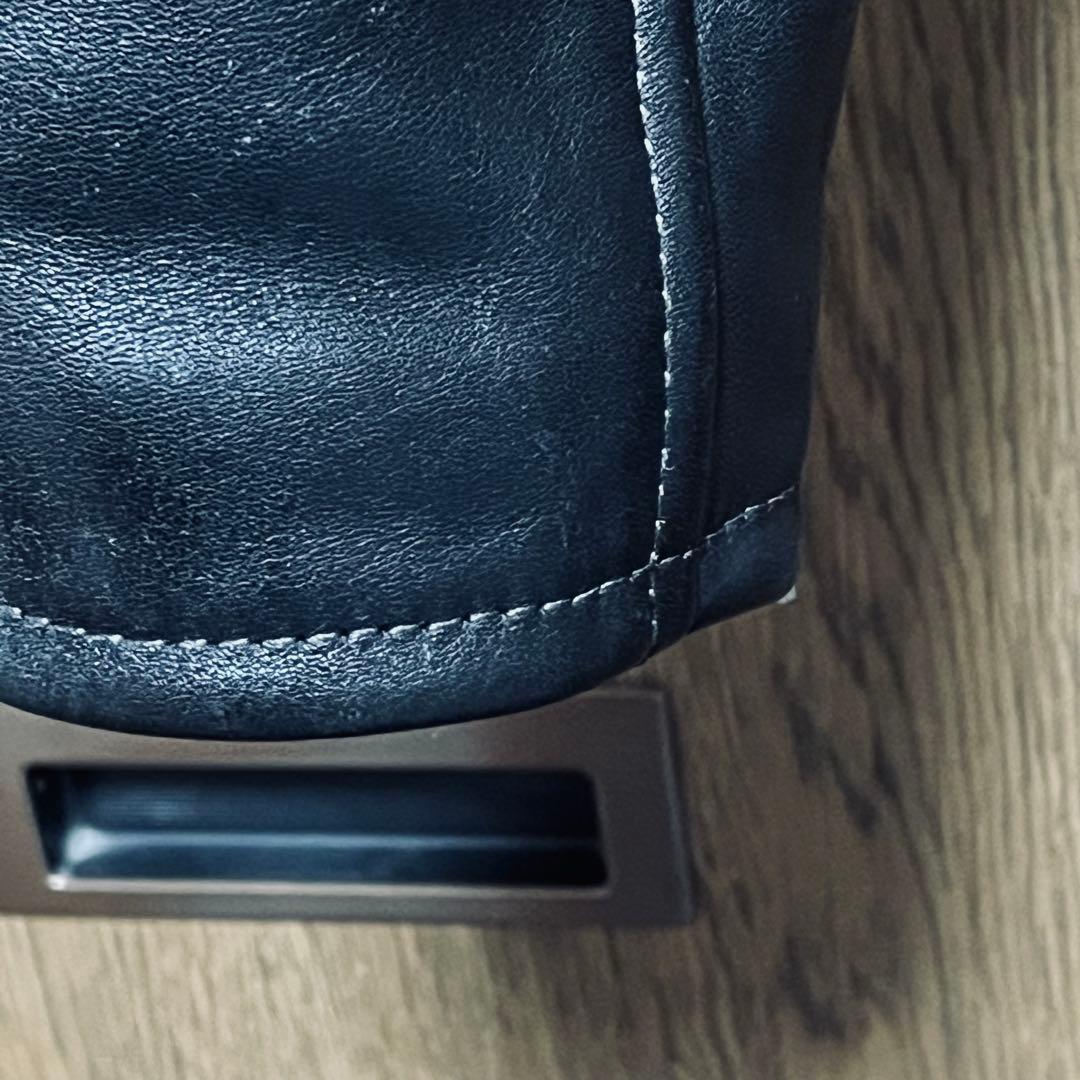 TRICKYシングル ライダースレザー／本革ジャケット／サイズM