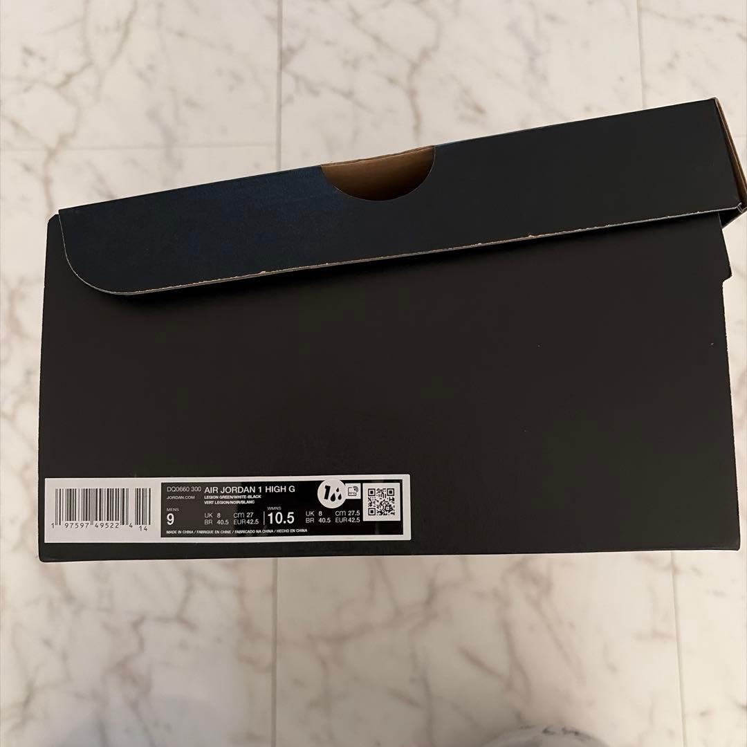 Nike Air Jordan 1 high G ホワイト/カモフラージュ