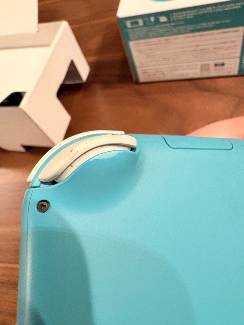 お*ん様 SwitchLite 本体　箱付き　ACアダプター付き　ターコイズ　ラ