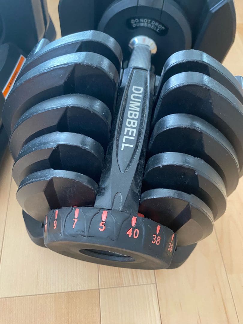 可変式ダンベル 5kgから40kg 4/1