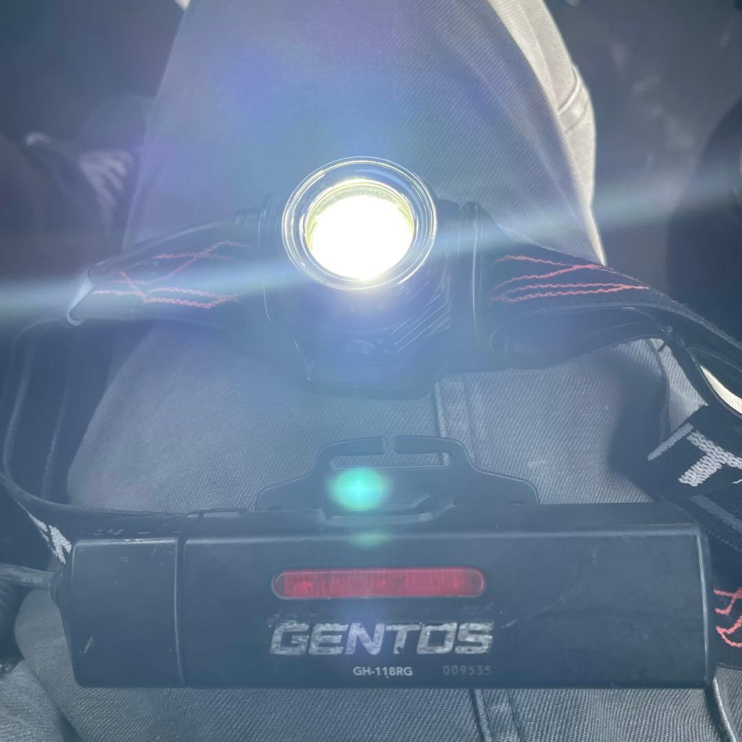 GENTOS GH-118RG ヘッドランプ ブラック