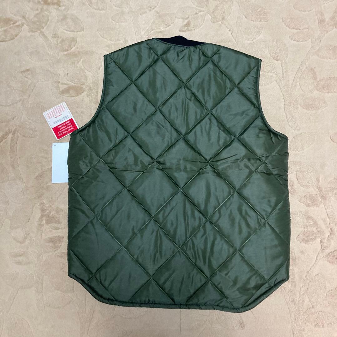 ビンテージ デッドストック ビッグスミス キルティングベスト アメリカ製 L