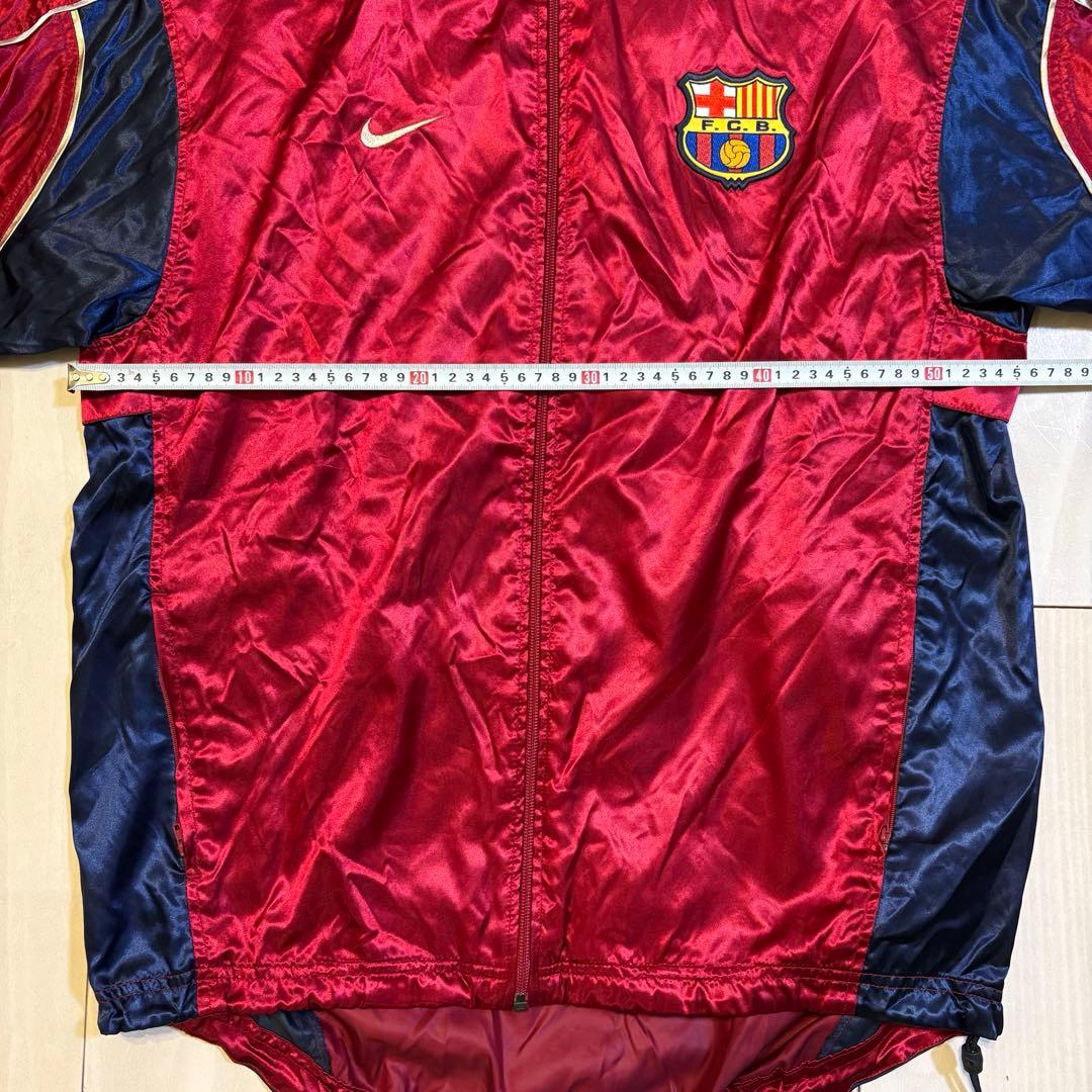 【希少】00‘s NIKE バルセロナ　ナイロンジャケット　黒タグ　M