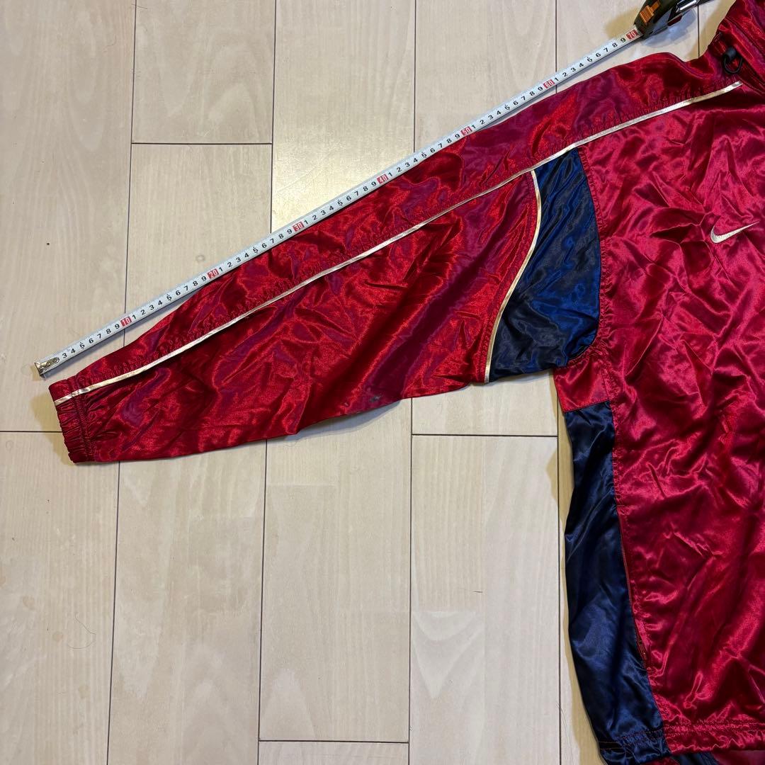 【希少】00‘s NIKE バルセロナ　ナイロンジャケット　黒タグ　M