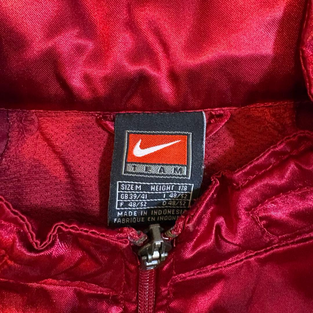 【希少】00‘s NIKE バルセロナ　ナイロンジャケット　黒タグ　M