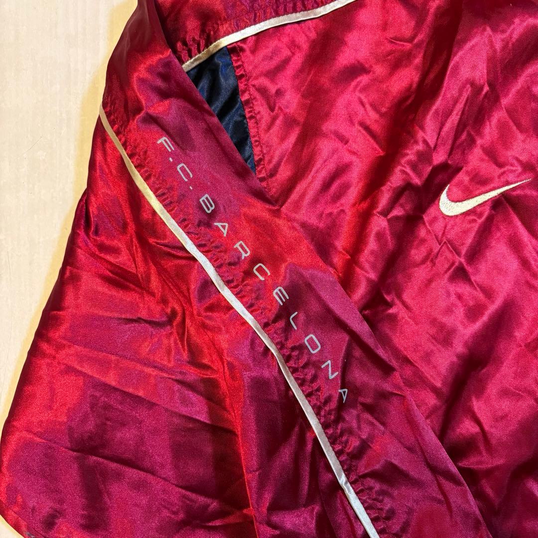 【希少】00‘s NIKE バルセロナ　ナイロンジャケット　黒タグ　M