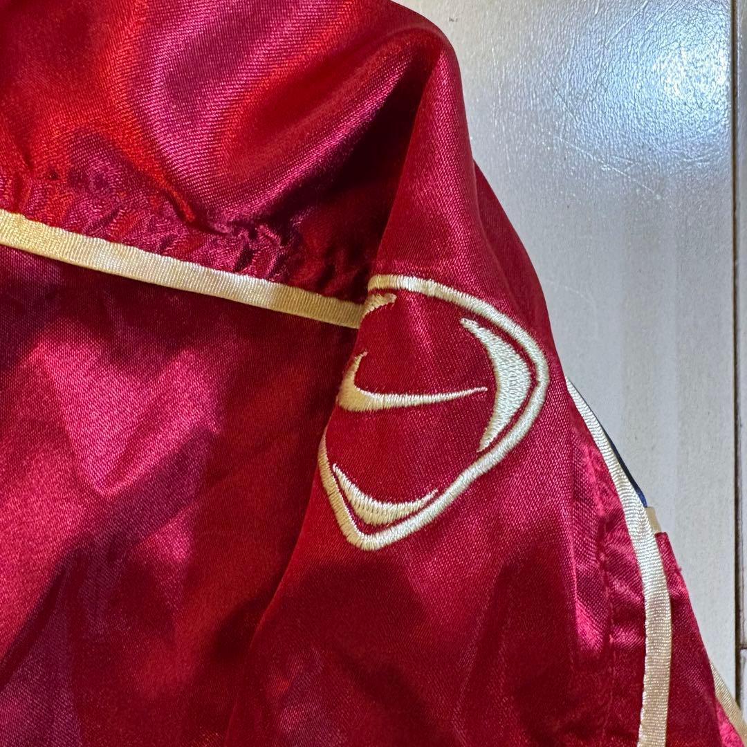 【希少】00‘s NIKE バルセロナ　ナイロンジャケット　黒タグ　M