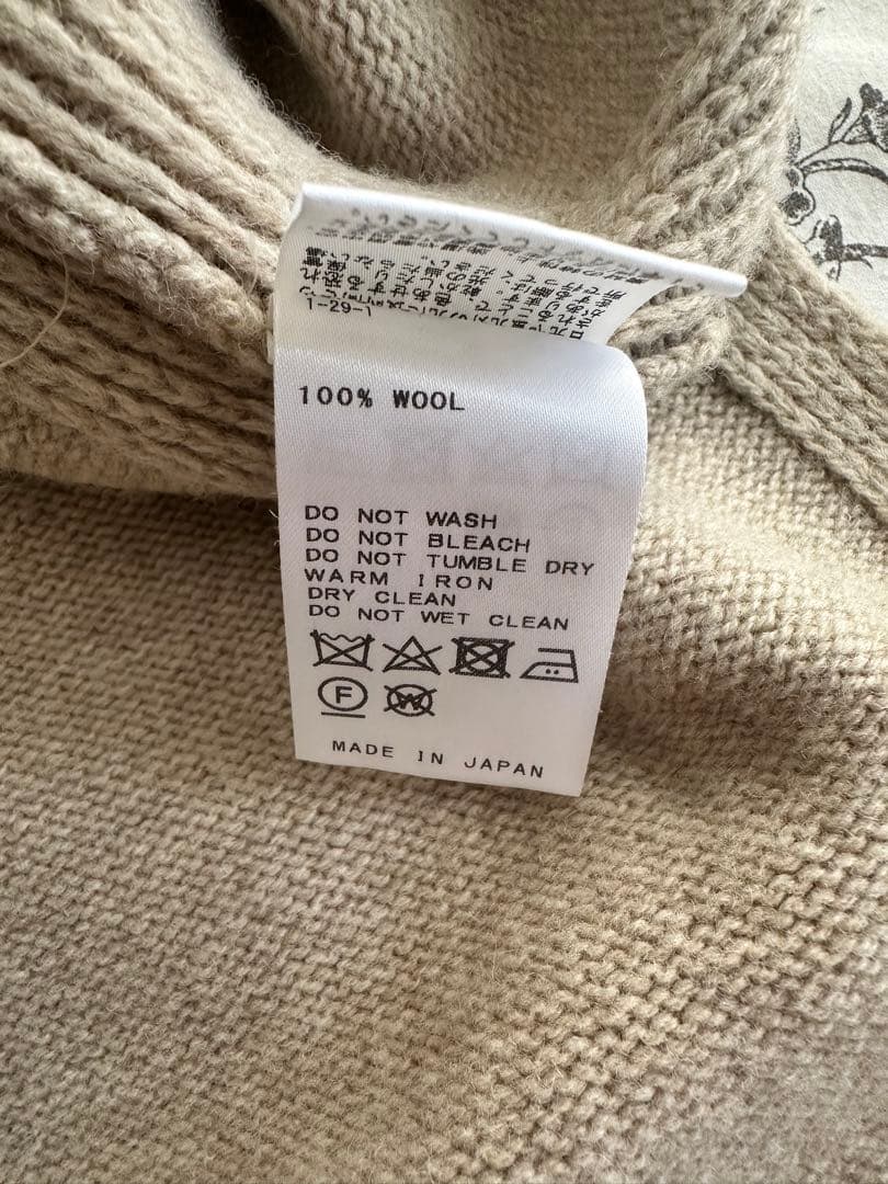 美品⭐︎IENAミドルゲージウールジレ