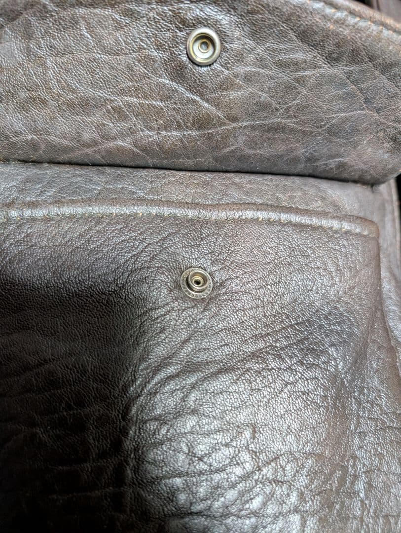 【希少】A-2フライトジャケット　ラムスキン　短丈　ヴィンテージ　archive