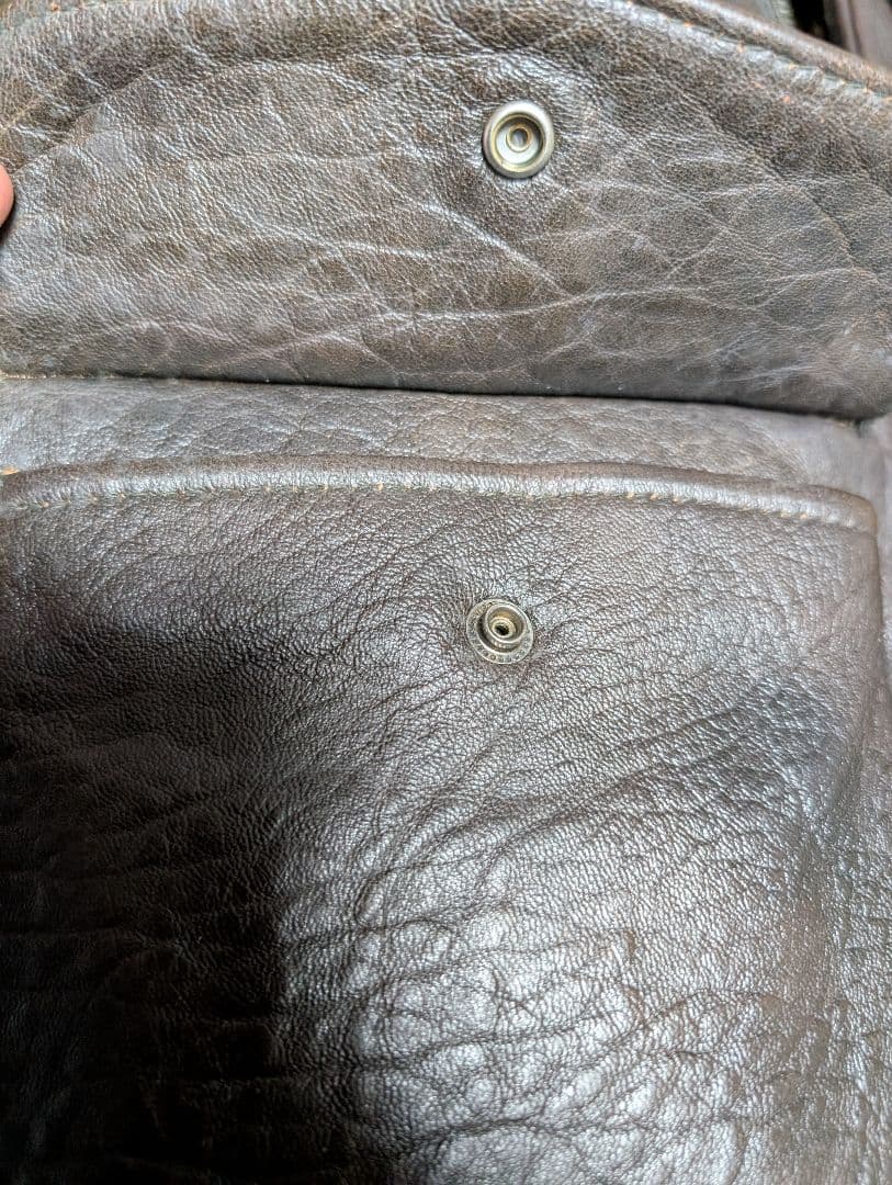 【希少】A-2フライトジャケット　ラムスキン　短丈　ヴィンテージ　archive