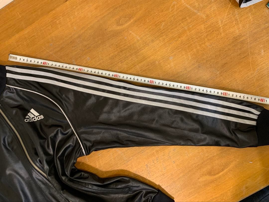 N1206-08★adidas ジャージ上下セット 黒 climalite