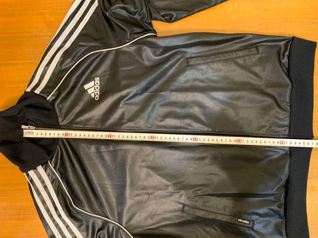 N1206-08★adidas ジャージ上下セット 黒 climalite