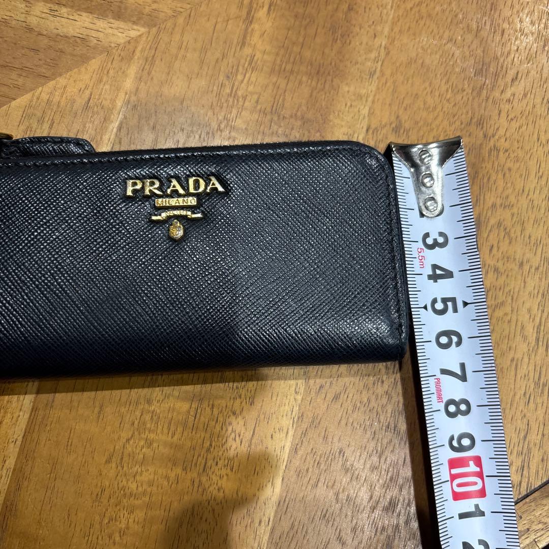 ゆ*う様 PRADA ブラック サフィアーノレザー キーケース　ケース