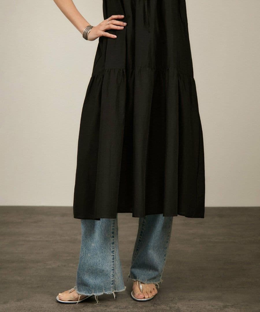 新品 crinkle crinkle crinkle別注ノースリーブレースワンピ