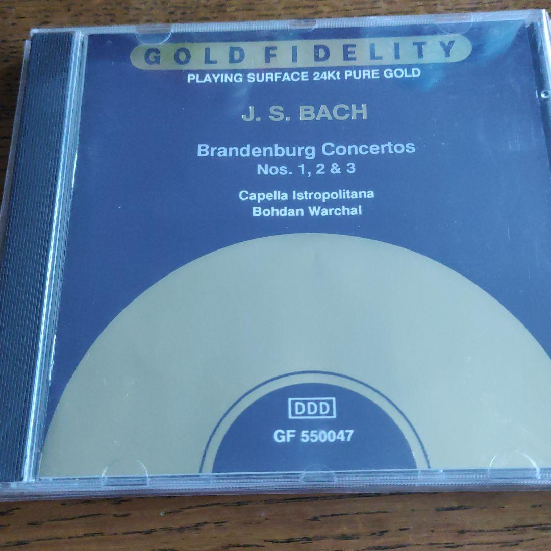 24金蒸着ＣＤ2枚セット　バッハブランデンブルク協奏曲Nos.1〜6