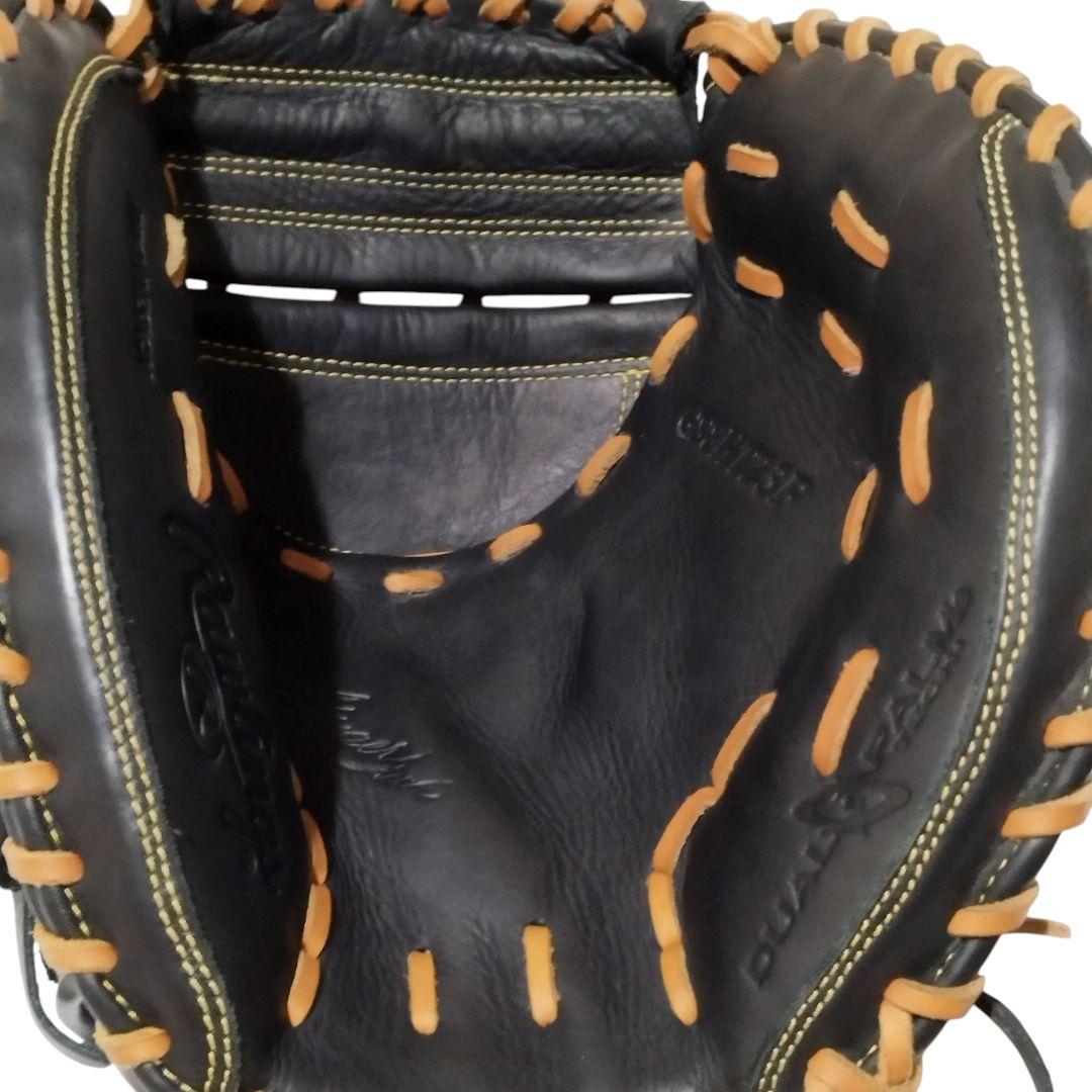 ローリングス キャッチャーミット グローブ ブラック 大人用 軟式