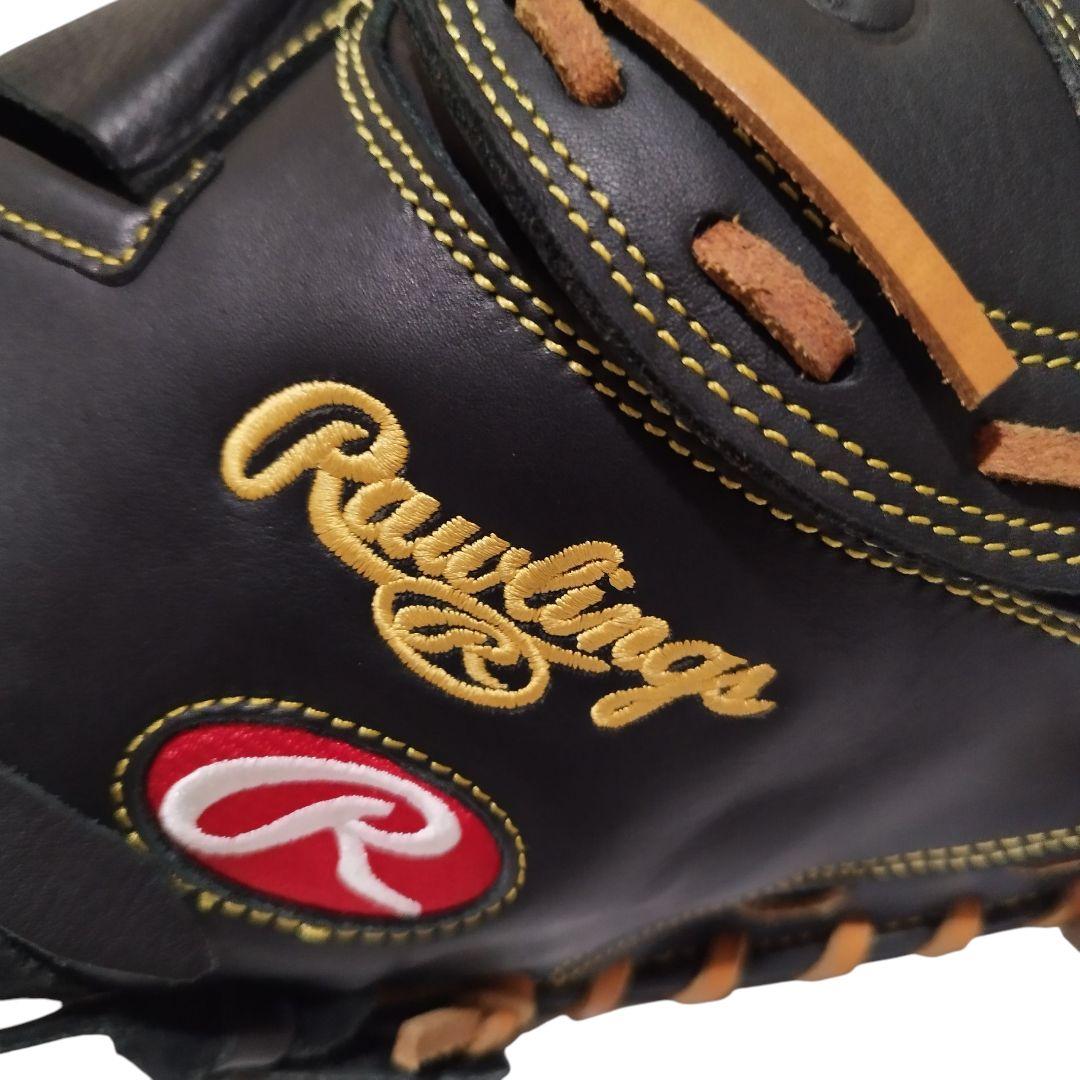 ローリングス キャッチャーミット グローブ ブラック 大人用 軟式