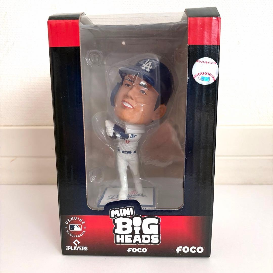 【日本未発売】大谷翔平 ボブルヘッド ドジャース FOCO製 ミニビッグヘッド