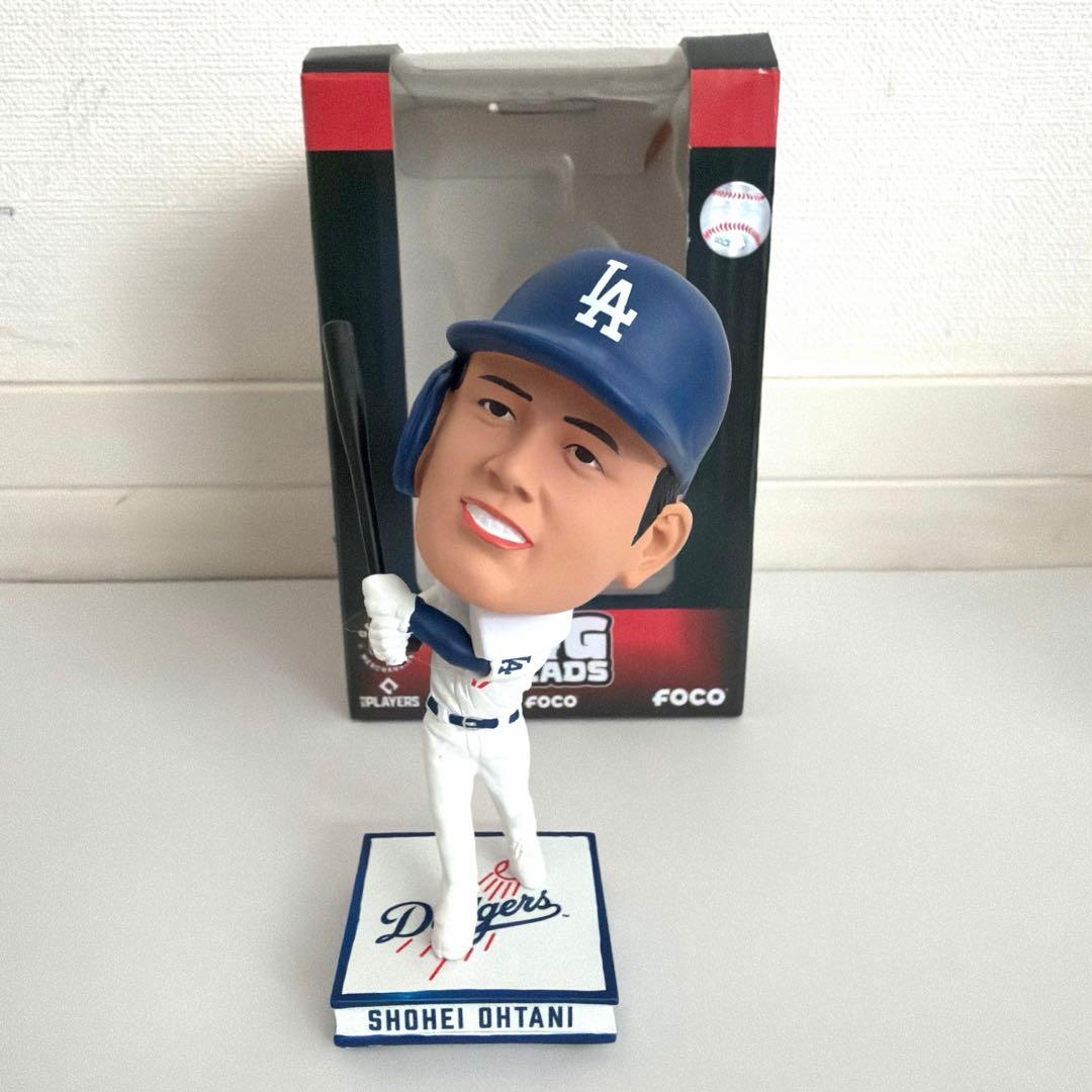 【日本未発売】大谷翔平 ボブルヘッド ドジャース FOCO製 ミニビッグヘッド