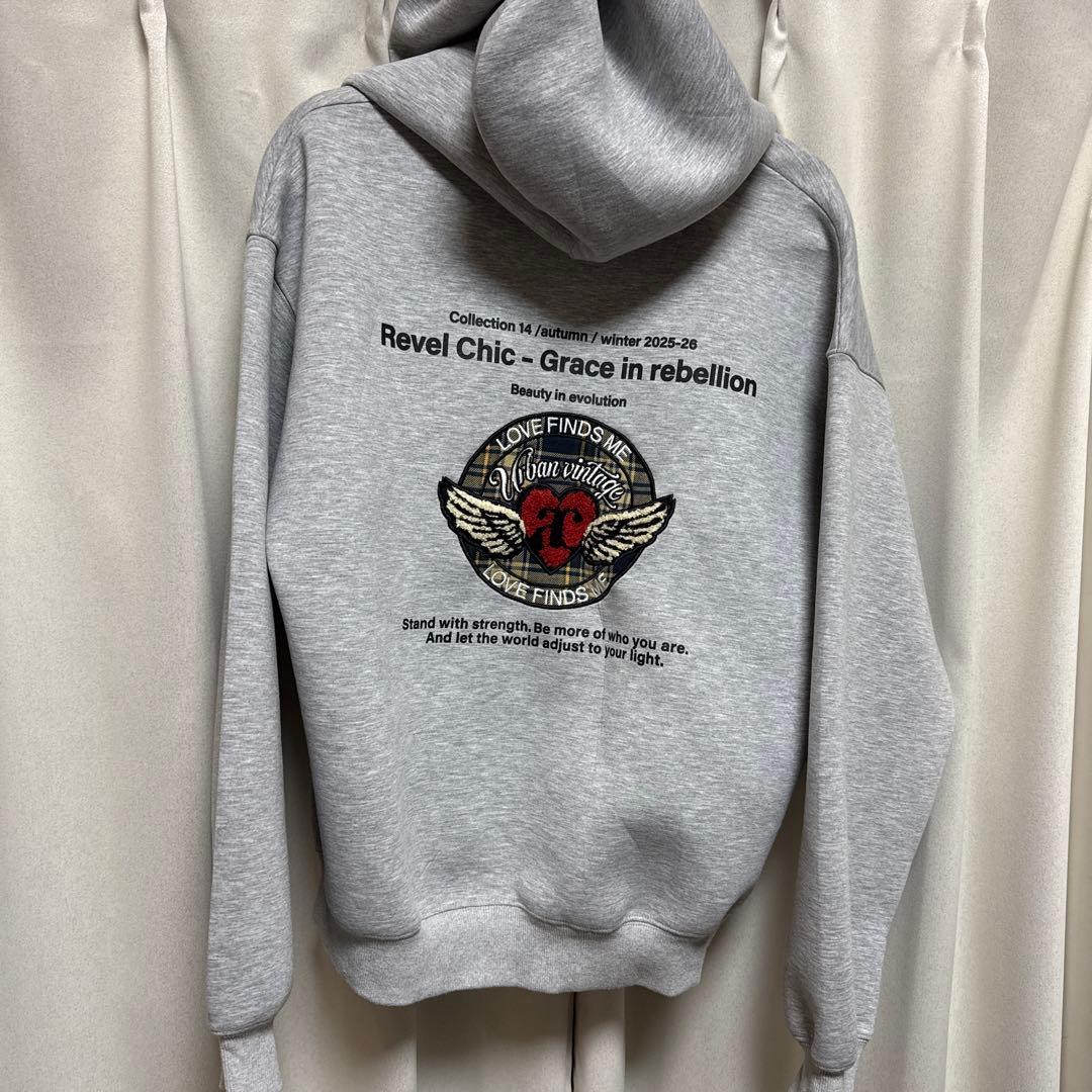 ACLENT エンジェルハートロゴジップフーディ