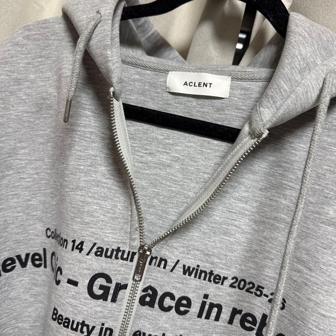 ACLENT エンジェルハートロゴジップフーディ