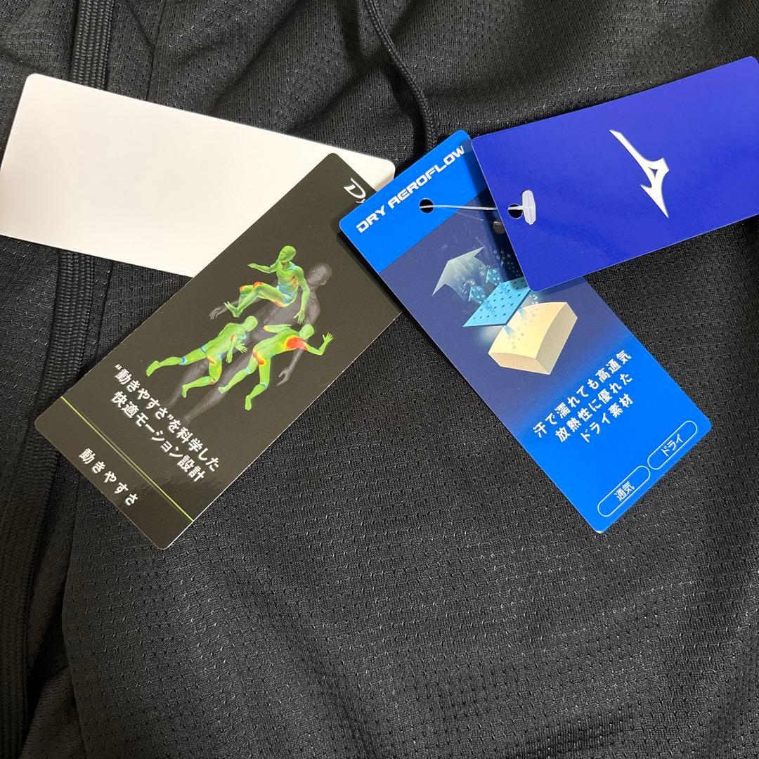 rikzinn【新品タグ付き】ミズノ　ブラック ハーフパンツ XL ブルー