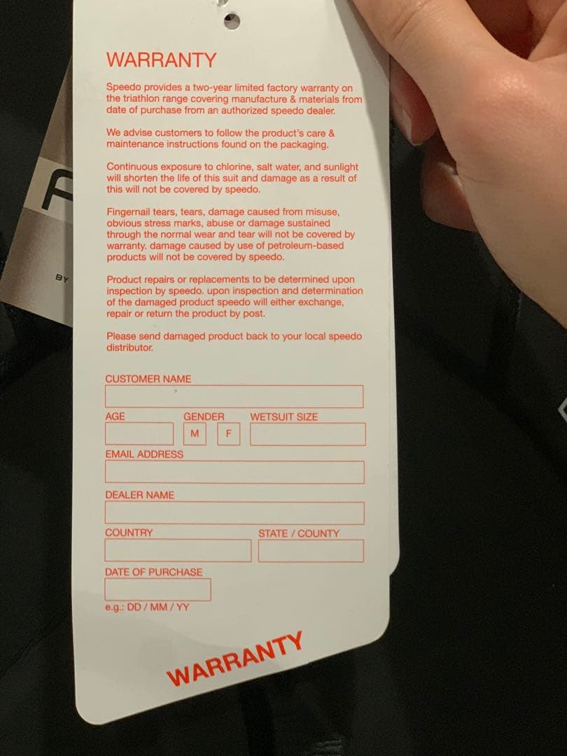 Speedo Proton Thinswim 女性用ウェットスーツ