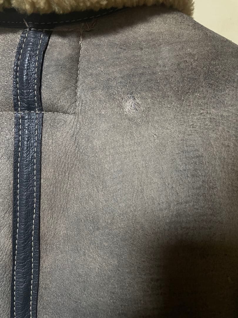 SCHOTT B-3 ムートンジャケット Lサイズ USA製 ゴールド金具 38