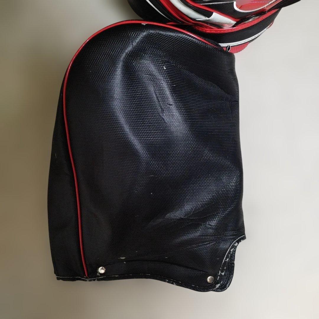 le coq sportif キャディバッグ 赤黒