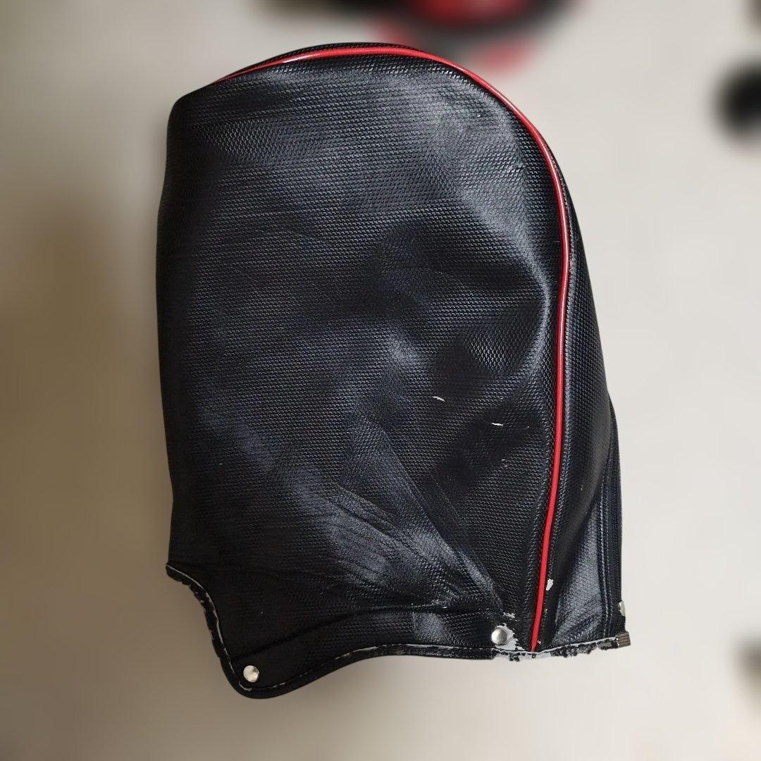 le coq sportif キャディバッグ 赤黒