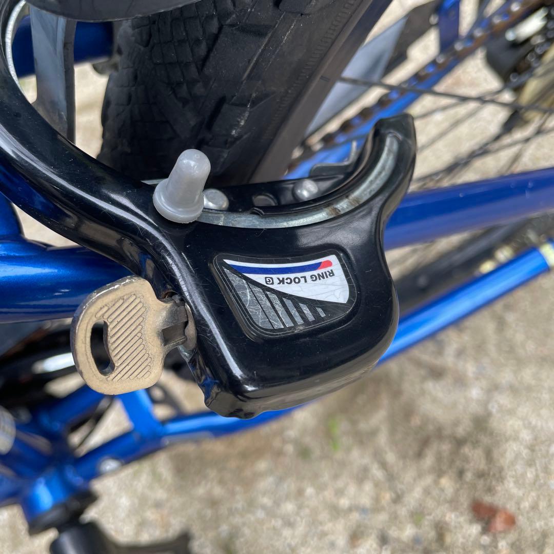 引取限定　あさひ　ドライド DRIDE ブルー　子供用　自転車 26 北摂