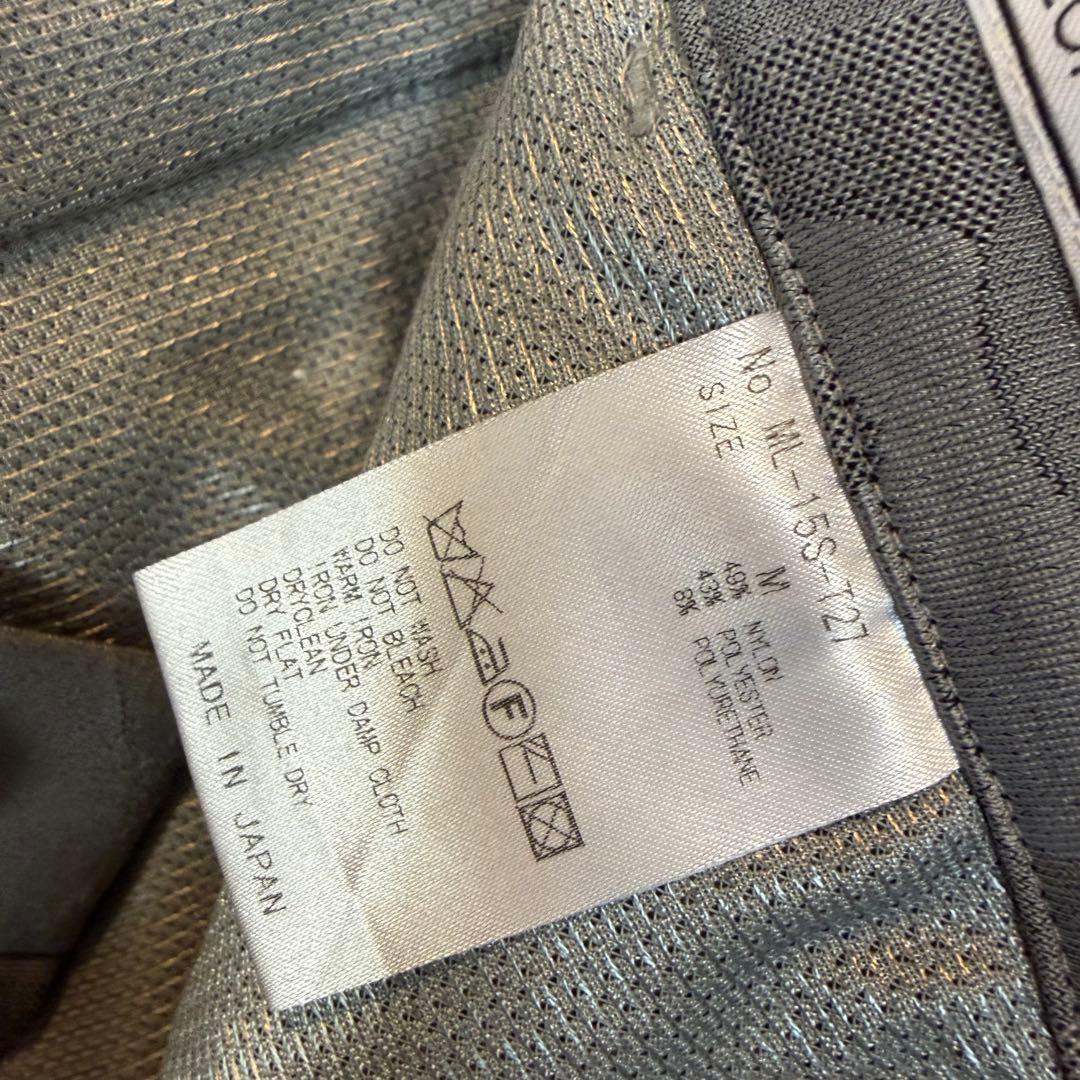 極美品MARK&LONA 総柄 グレー ゴルフウエア ハーフパンツM ロゴ刺繍