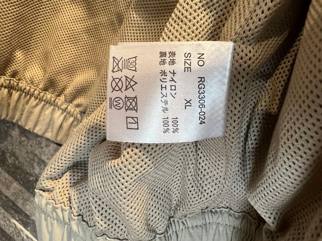 renoma golf　ナイロンセットアップ　ベージュ　上下XL