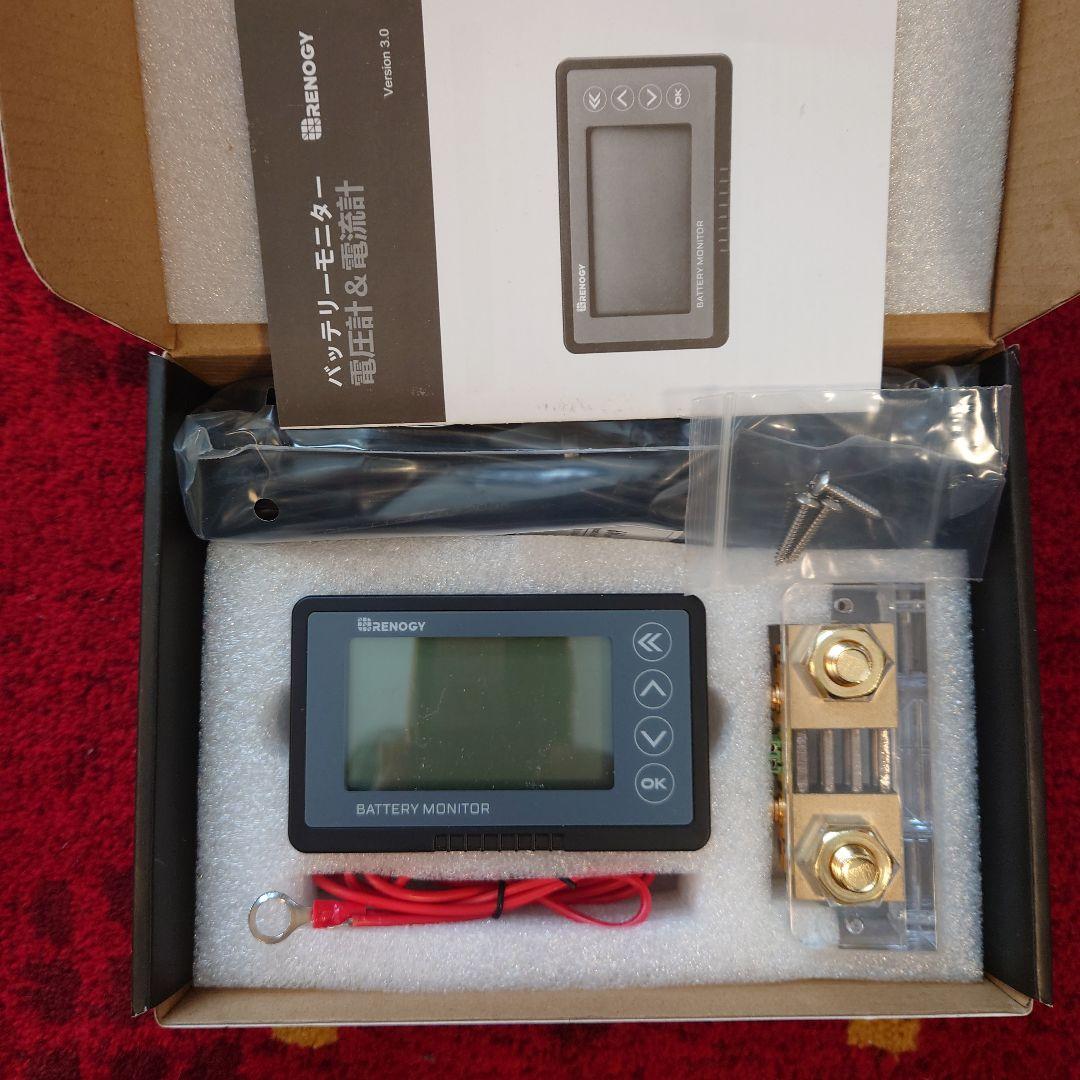 ✦美品　Renogy バッテリーモニター電圧計＆電流計