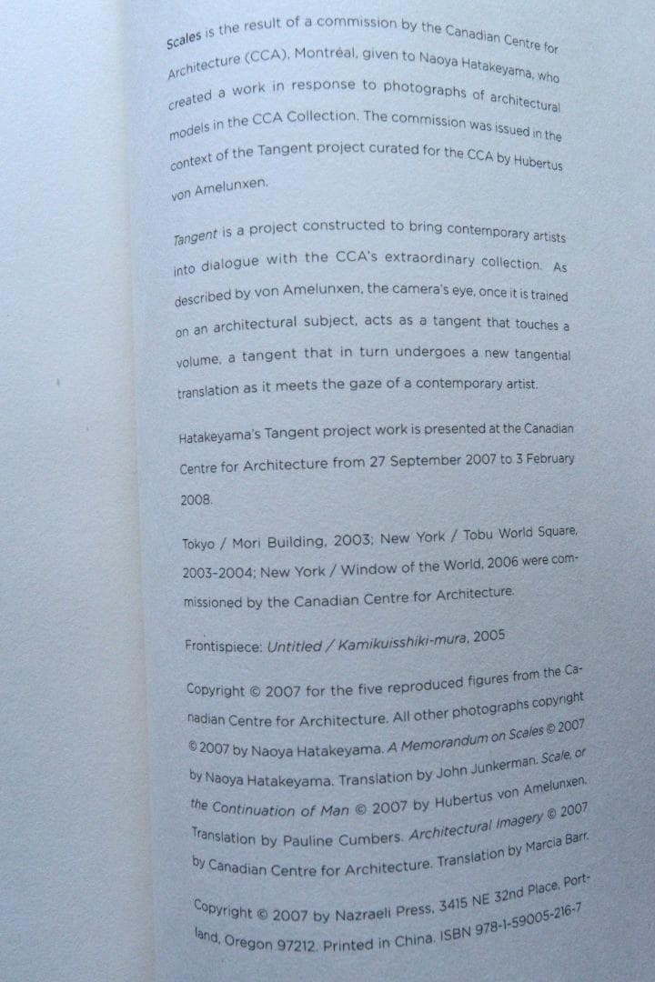 【Naoya Hatakeyama: Scales 】畠山直哉 ★新品・美本