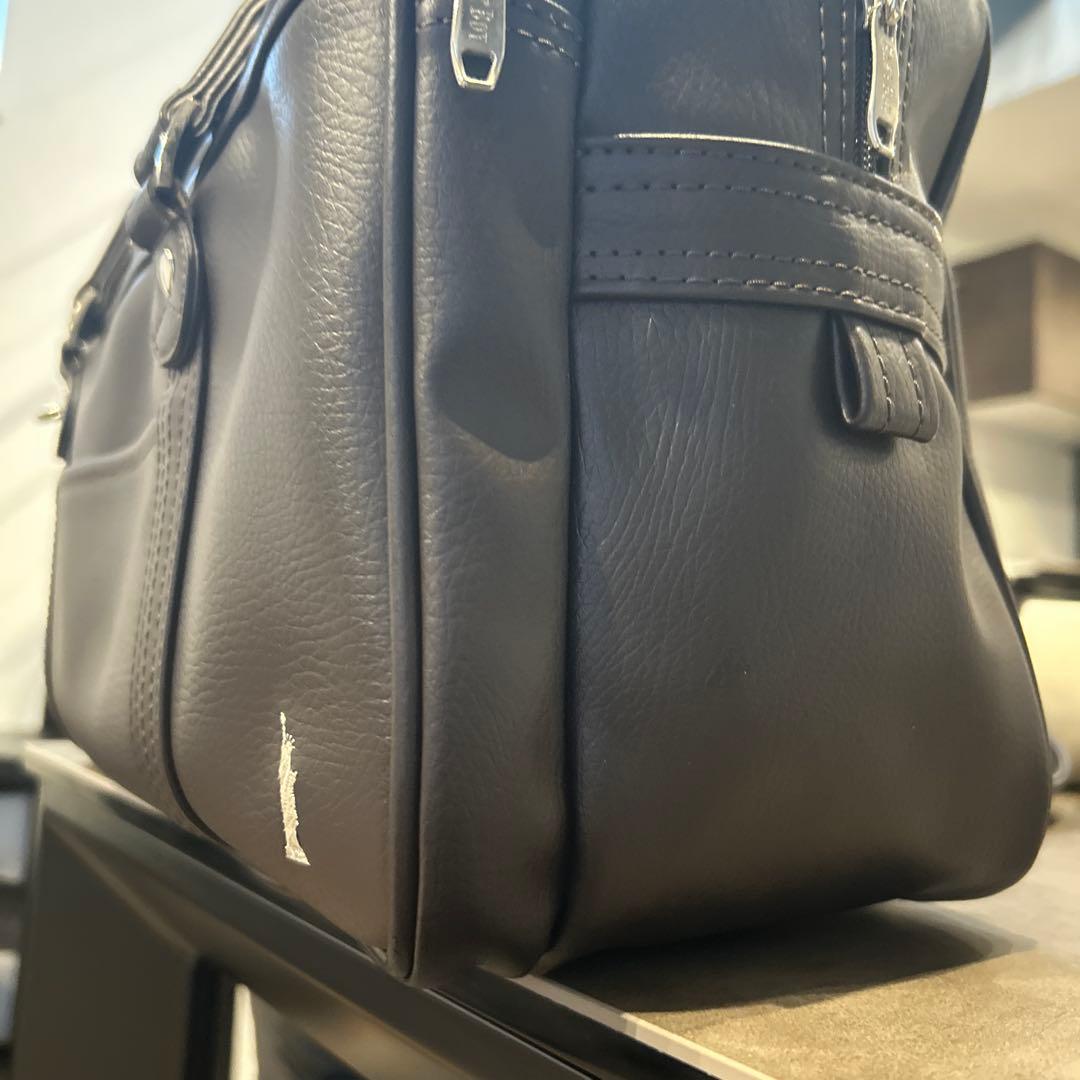 EASTBOY スクールバッグ ブラウン 底鋲シルバー スクバ