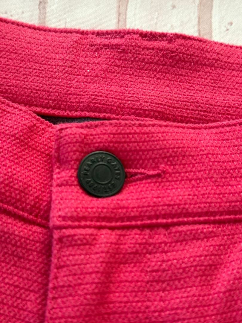 美品 PEARLY GATES ゴルフパンツ ピンク蓄熱裏地 ストレッチ　冬