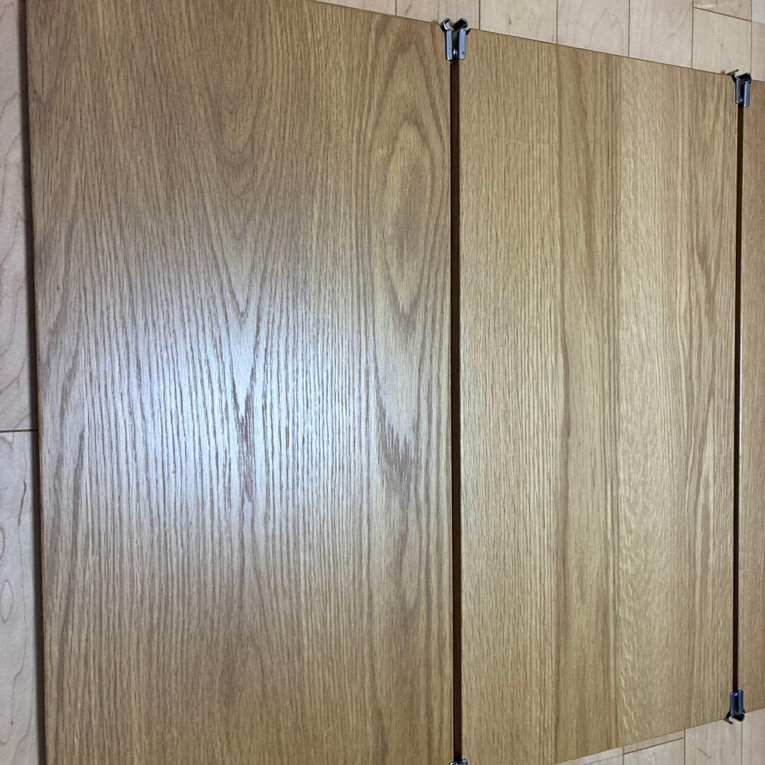 無印良品 ステンレスユニットシェルフ 追加棚3枚セット オーク材 84cm A