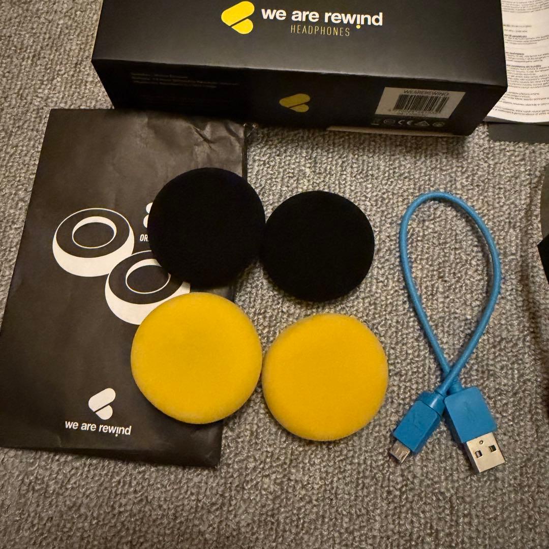 we are rewind EQ-001 ワイヤレスヘッドフォン