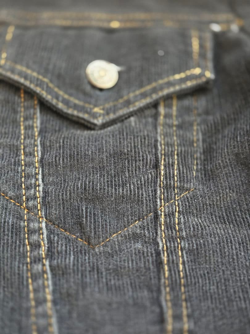 【非売品】70s Levi's 70505 / ブラックコーデュロイジャケット