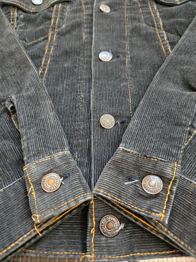 【非売品】70s Levi's 70505 / ブラックコーデュロイジャケット