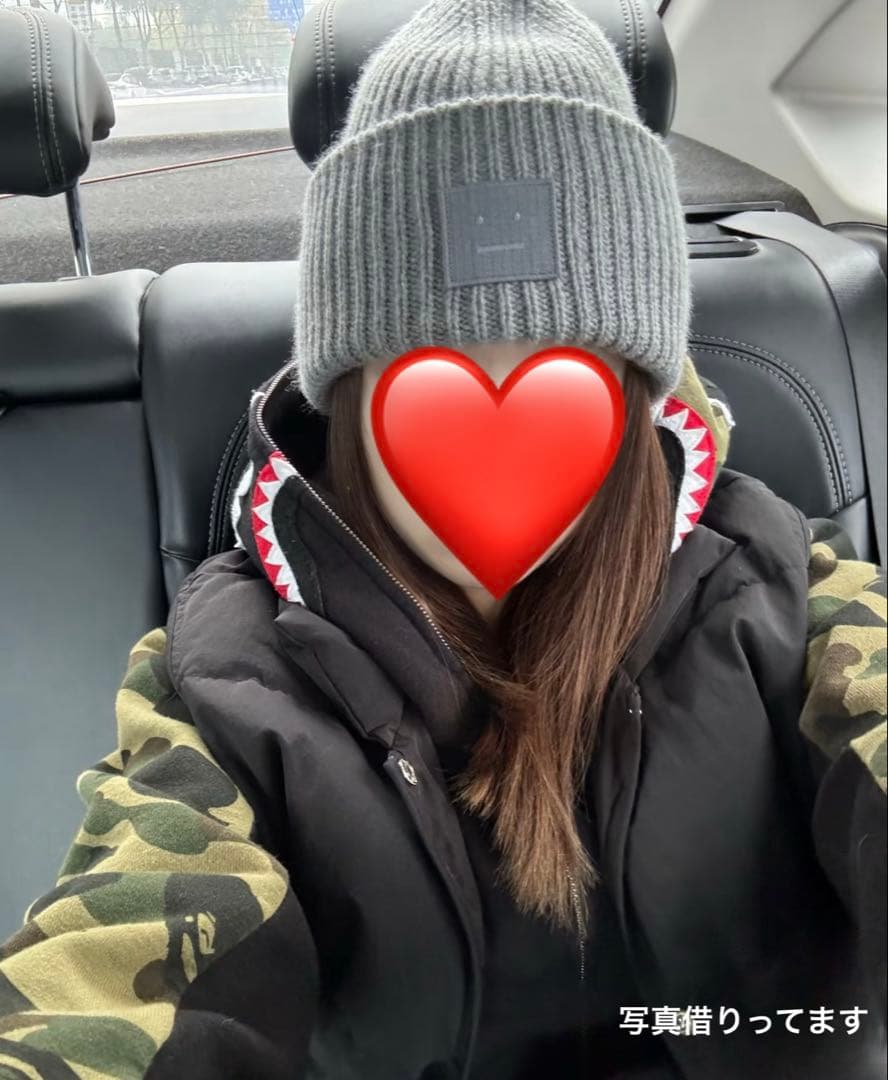 極美品◼️Acne Studios ラージFaceロゴ ビーニー ニット帽